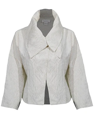 Luukaa Cropped Crinkle Jacket
