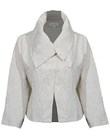 Luukaa Cropped Crinkle Jacket