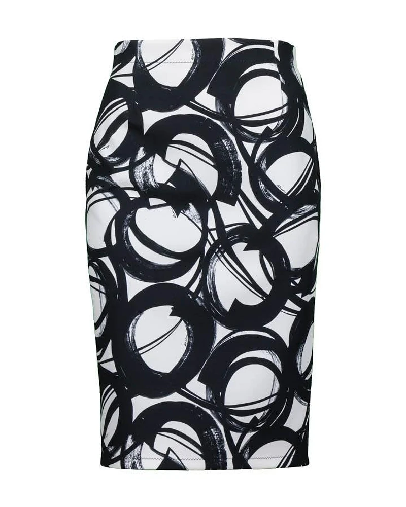 Shan Luna Printed Pencil Skirt
