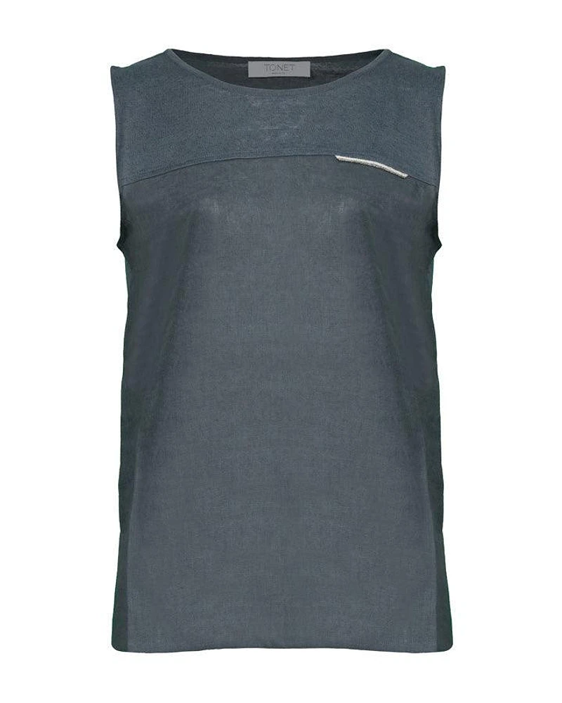 Tonet Linen Mix Tank Top