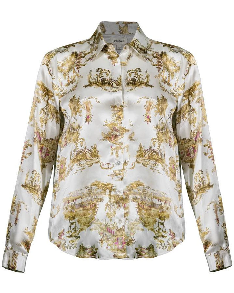 L'Agence Tyler Chinoiserie Blouse