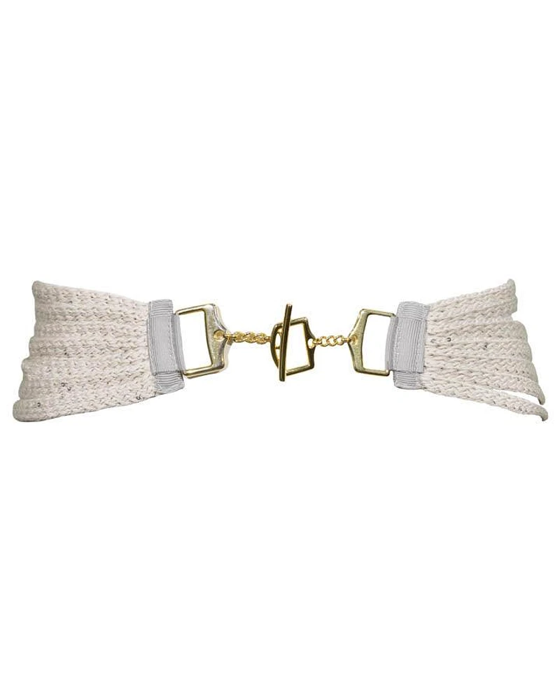 Purotatto Knit Multi Strand Sequin Necklace
