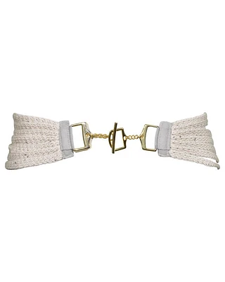 Purotatto Knit Multi Strand Sequin Necklace