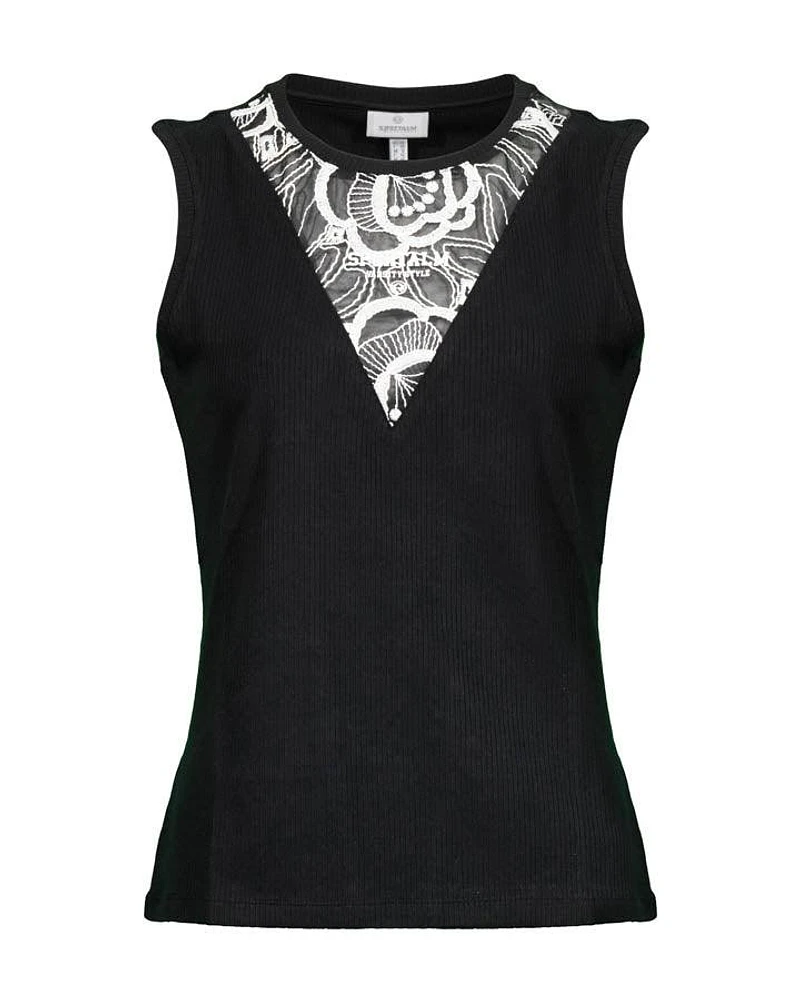 Sportalm Bente Lace Detail Tank Top