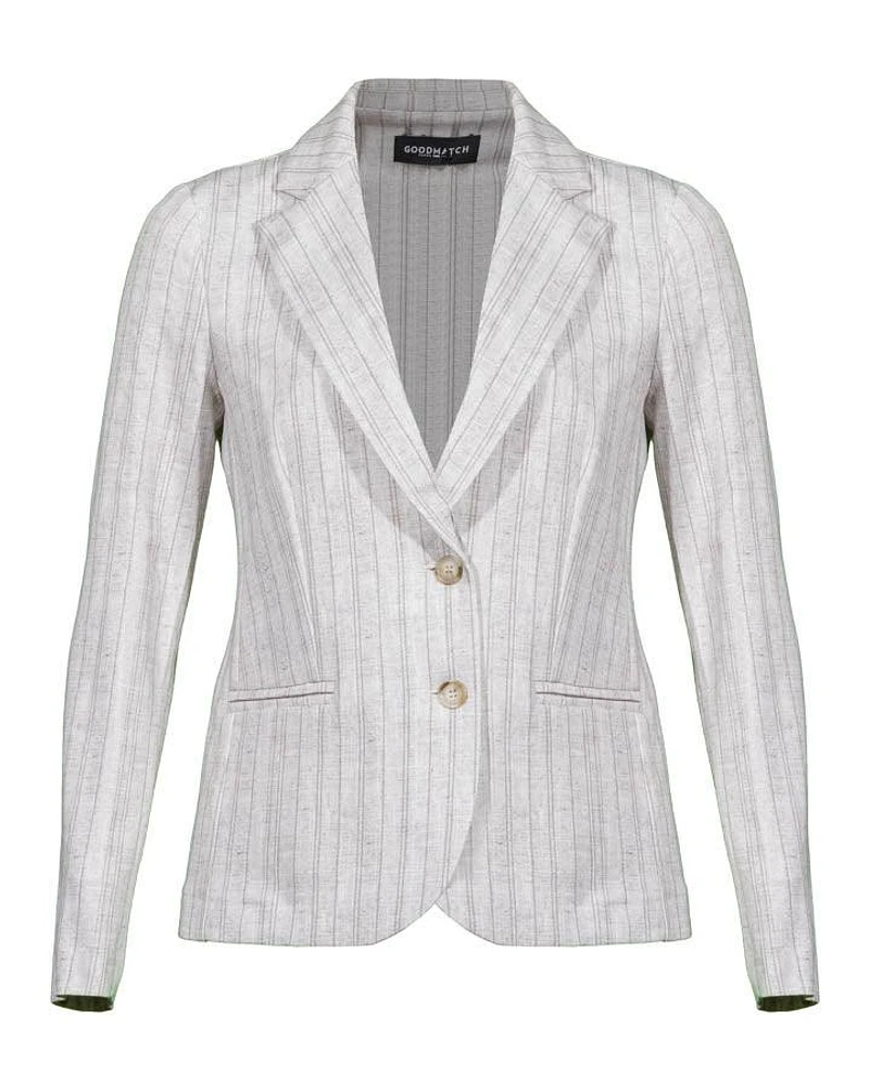 Good Match Two Button Pinstripe Blazer
