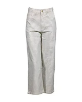 DL1961 Hepburn Striped Wide Leg Ankle Pants