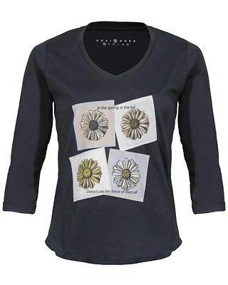 Suzi Roher Daisy Neutral Val Tee