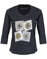 Suzi Roher Daisy Neutral Val Tee
