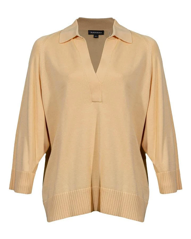 Repeat Polo Neck Pullover