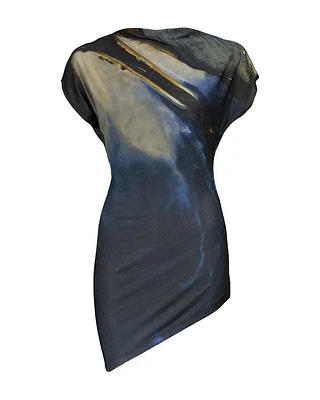 Annette Gortz Print Jersey Cap Sleeve Top