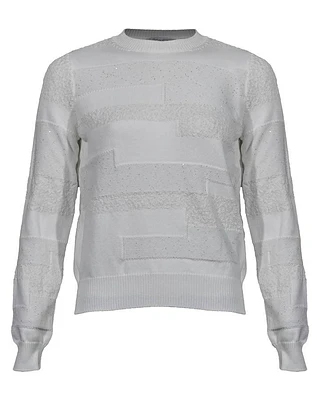 Tonet Blocked Intarsia Knit Sweater