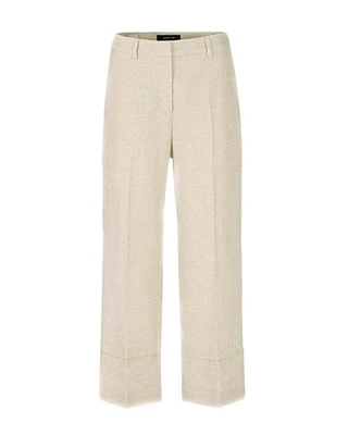 Marc Cain Wukari Ankle Cuff Linen Blend Pant