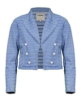 L'Agence Dolly Cropped Stripe Blazer