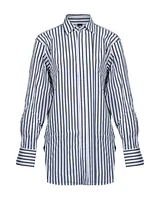 Hugo Boss Berry Saturday Striped Slim Shirt