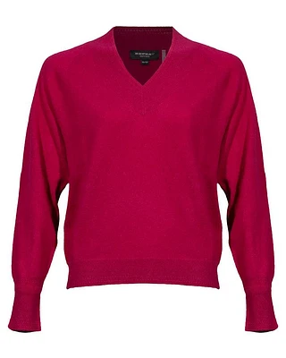 Repeat Raglan V-Neck Cashmere Sweater