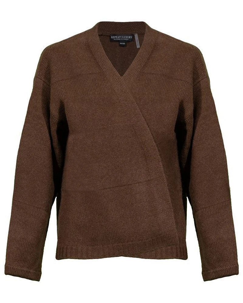 Repeat Open Cashmere Cardigan