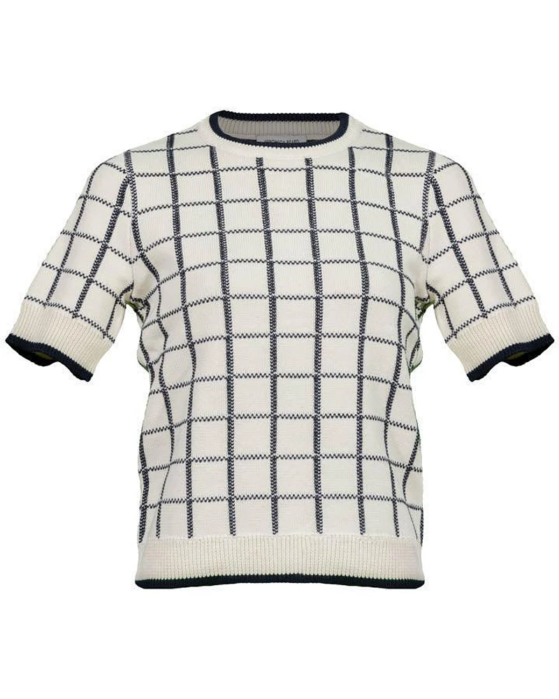 Veronica Beard Krissa Check Pullover