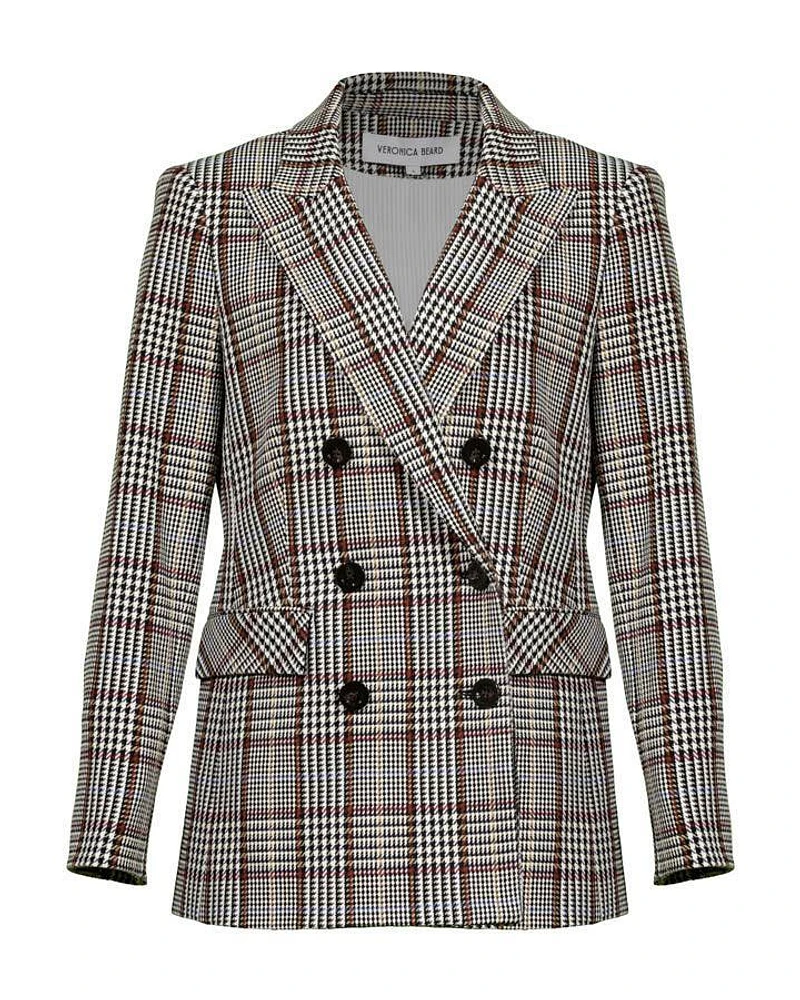 Veronica Beard Ellette Plaid Dickey Jacket