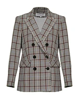 Veronica Beard Ellette Plaid Dickey Jacket