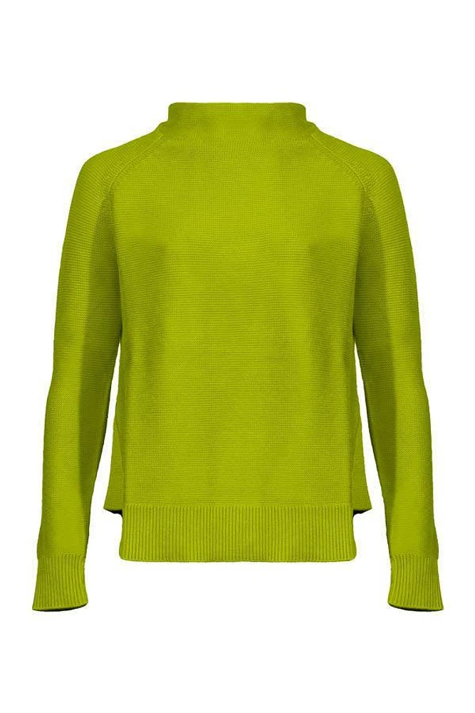Kinross Cashmere Garter Funnel Neck Pullover