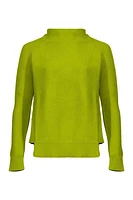 Kinross Cashmere Garter Funnel Neck Pullover