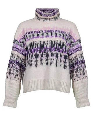 Marc Cain Deep Plum Pattern Sweater