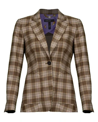Marc Cain Check Plaid Blazer