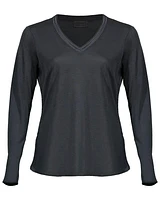 Purotatto V-Neck Cashmere Jersey Top