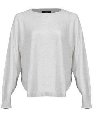 Repeat Organic Cashmere Round Hem Sweater