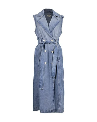 DL1961 Sleeveless Trench Coat Dress