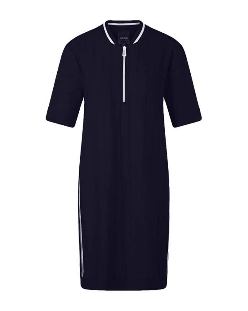 Marc Cain Scuba Zip Neck Dress