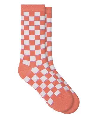 Bleu Foret Check Pattern Socks