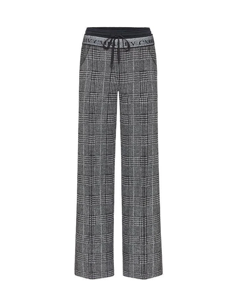 Cambio Ava Check Wide Leg Pant