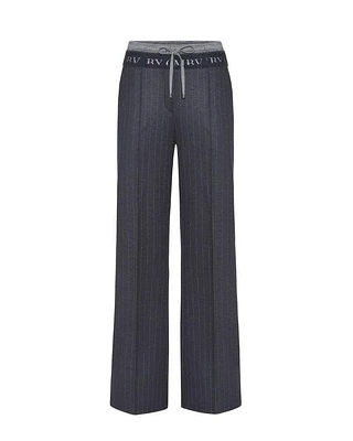 Cambio Ava Double Waist Pinstripe Pant