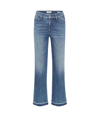 Cambio Francesca Denim Raw Hem Detail Jeans