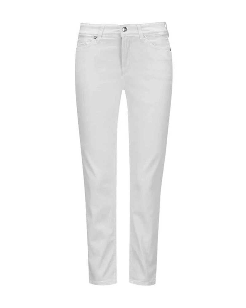 Cambio Piper Short White Denim Jeans