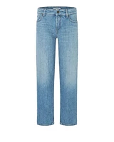 Cambio Paris Straight Leg Ankle Jeans Slubby Grinded