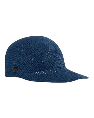 Cinza Rocca Cappello Straw Baseball Cap