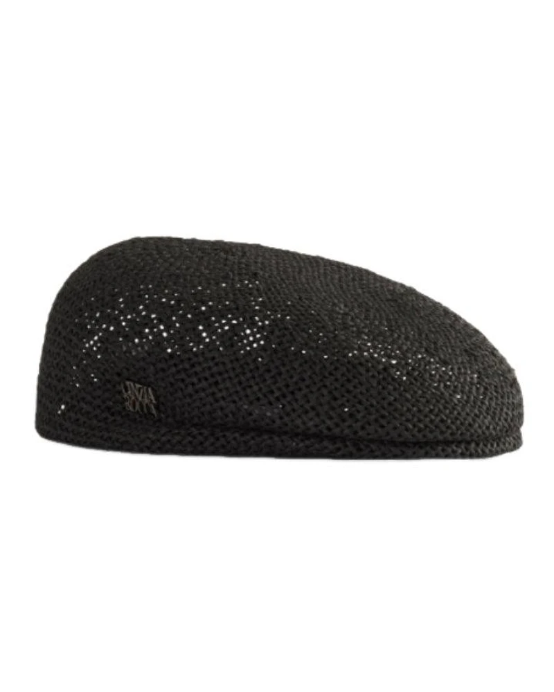 Cinzia Rocca Cappello Straw Boyfriend Flat Cap