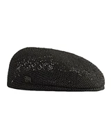Cinzia Rocca Cappello Straw Boyfriend Flat Cap