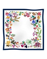 Cinzia Rocca Foulard Floral Silk Scarf