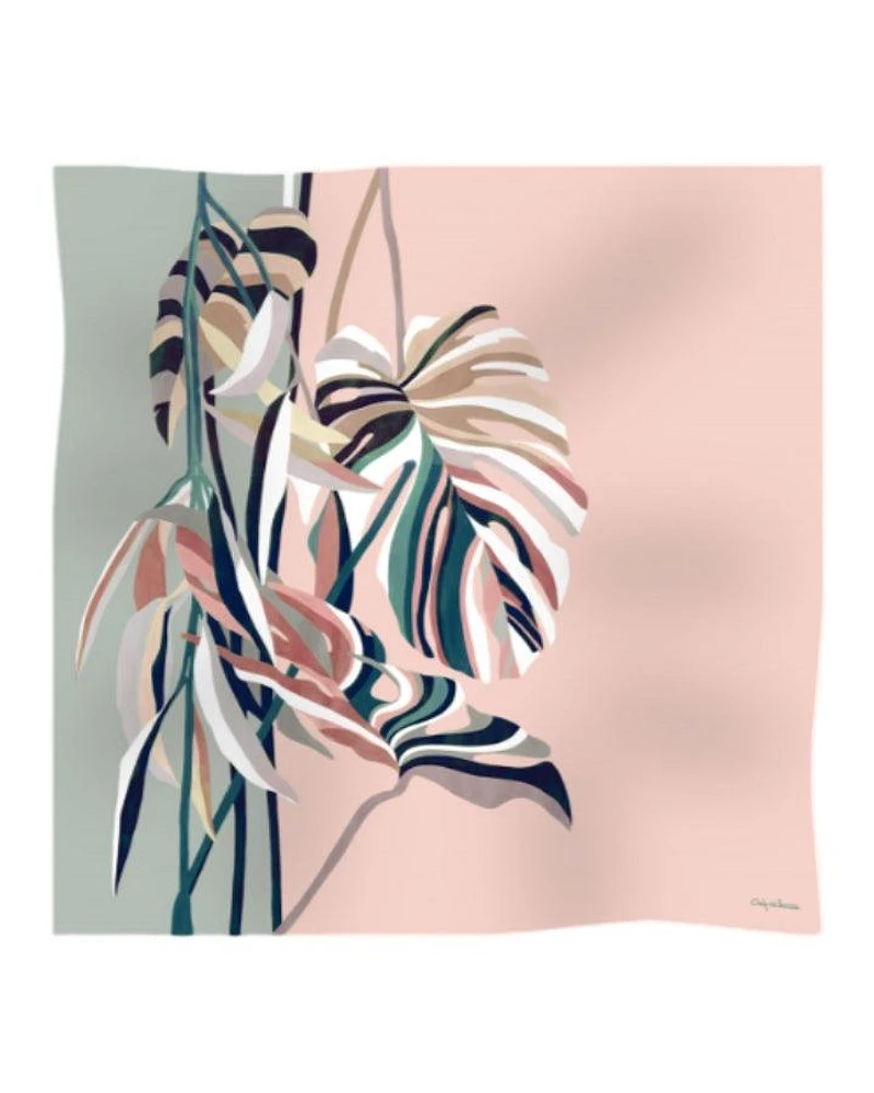 Cinzia Rocca Foulard Graphic Leaf Scarf