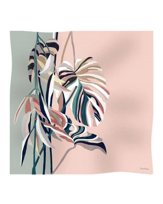 Cinzia Rocca Foulard Graphic Leaf Scarf