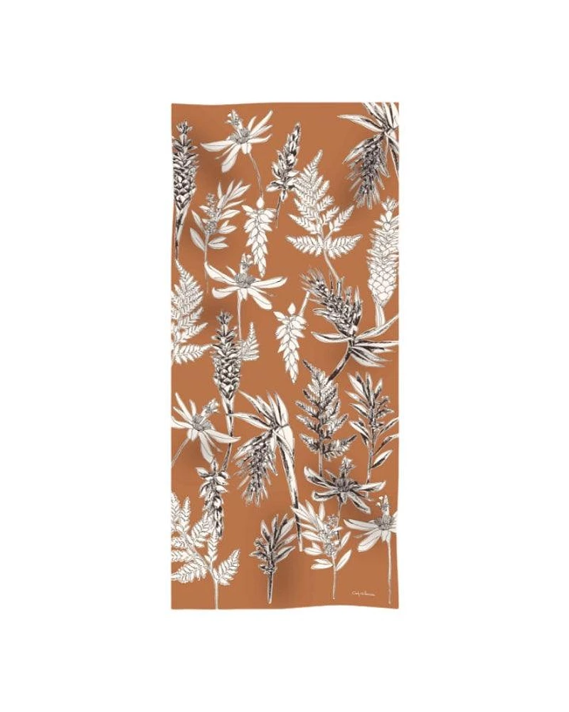 Cinzia Rocco Foulard Leaf Print Oblong Scarf