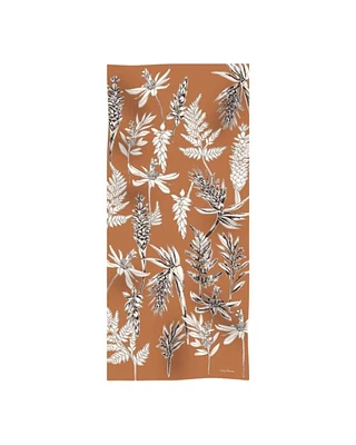 Cinzia Rocco Foulard Leaf Print Oblong Scarf