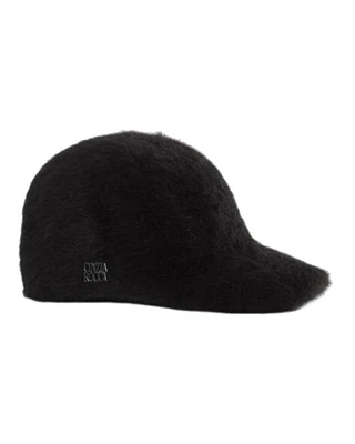 Cinzia Rocca Wool Fur Effect Baseball Hat