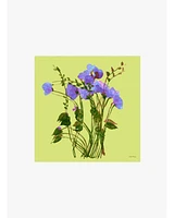 Cinzia Rocca Green Floral Silk Scarf
