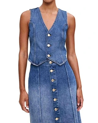 DL1961 Denim Fitted Vest