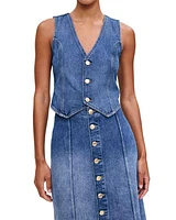 DL1961 Denim Fitted Vest