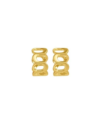 Dean Davidson Crosby Link Huggie Hoops